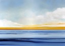 Sea Change Contemporary Seascape Oil on Canvas Painting by Paula Schoen