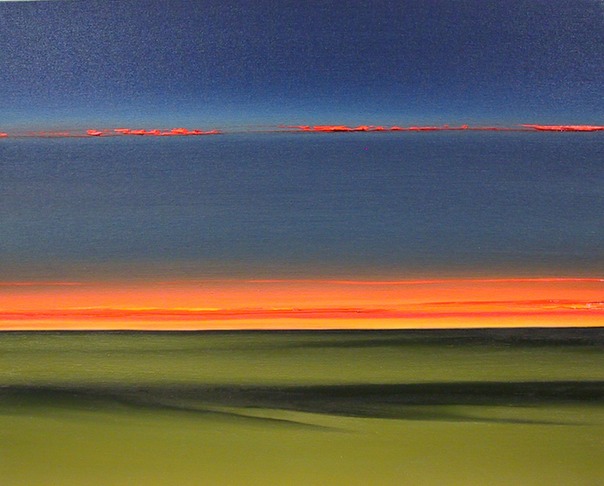 Silent Witness Contemporary Landscape Painting by Paula Schoe